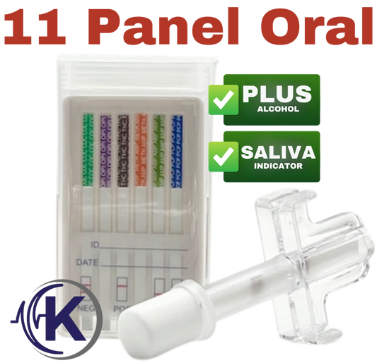 11-Panel Oral Cube Saliva Test W/ Alcohol (17104)