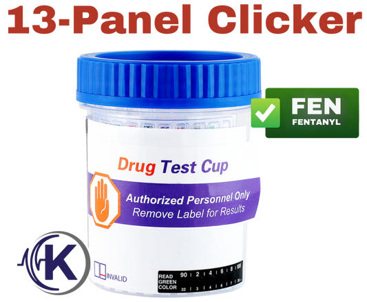 13-Panel Clicker Drug Test Cup W/ FEN (6135)