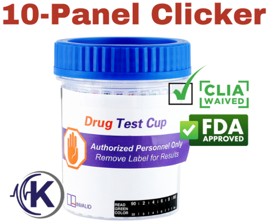 10-Panel Clicker Drug Test Cup (8104)