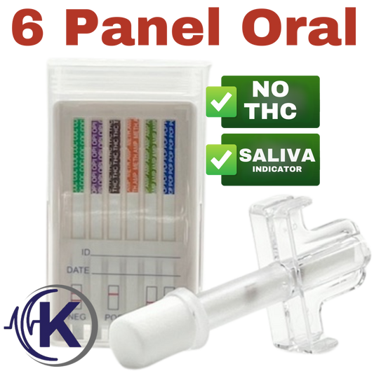 6-Panel Oral Cube Saliva Test NO THC (6564)