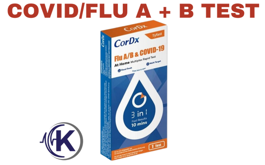 CorDx TyFast Flu A/B & Covid-19, 3 in 1 (At Home)