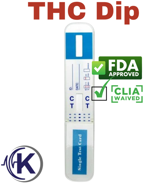 Single Test Dip Card, THC